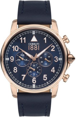 Cerruti 1881 CRA081SR03BL Kol Saati